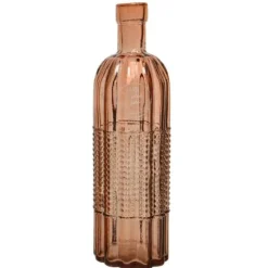 Vase en verre - Recycle ton chaud - 24 cm - Couleur Aléatoire