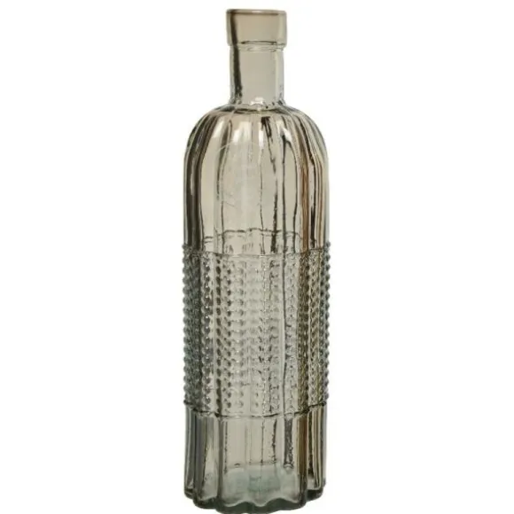 Vase en verre - Recycle ton chaud - 24 cm - Couleur Aléatoire