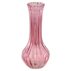Vase en verre - Victoria - 10 x 22,5 cm - Couleur au choix