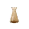 Vase Gaspard Verre Fumé Ambre 11 x 6,8 cm
