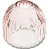 Vase rond en verre - 8 x 7 cm - Parme