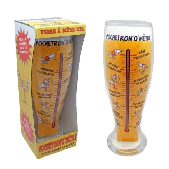 Verre à Bière Géant - "Pochetromètre"