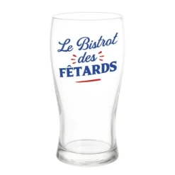 Verre à bière humoristique - Collection Boys Club - Modèle au choix