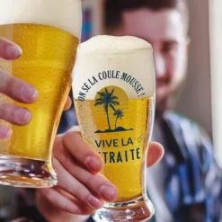 Verre à bière pour retraite - Vive la retraite