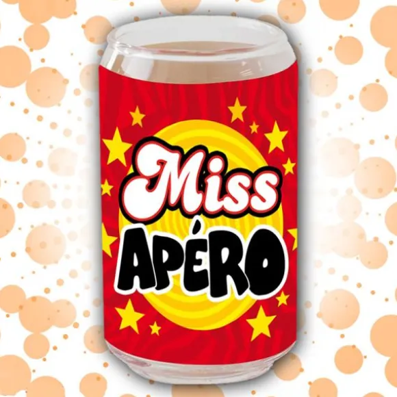 Verre Canette "Miss Apéro"