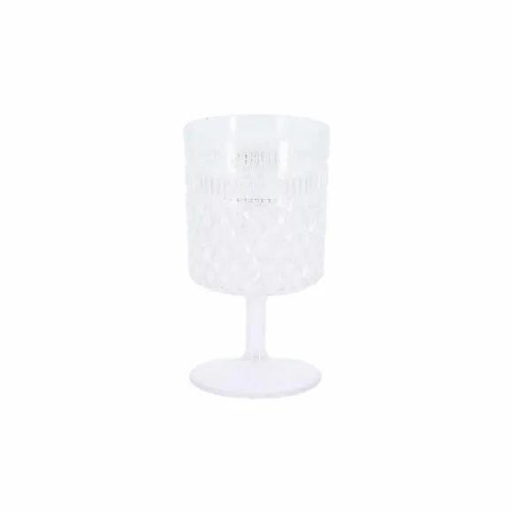 Verre à pied Élixir réutilisable en plastique - 270 ml - Couleur au choix
