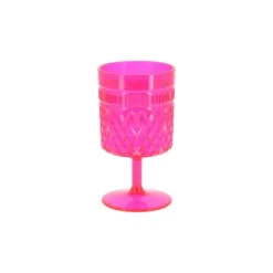 Verre à pied Élixir réutilisable en plastique - 270 ml - Couleur au choix