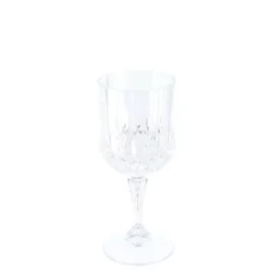 Verre à pied réutilisable en plastique - 220 ml - Couleur au choix