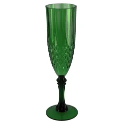 Verre à pied réutilisable en plastique - 220 ml - Couleur au choix