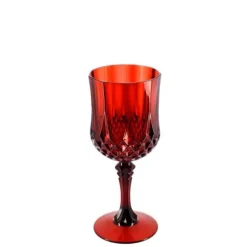 Verre à pied réutilisable en plastique - 220 ml - Couleur au choix