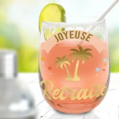 Verre rond - Joyeuse Retraite