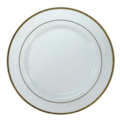 6 verres à eau de luxe réutilisables avec bordure en plastique - Couleur au choix