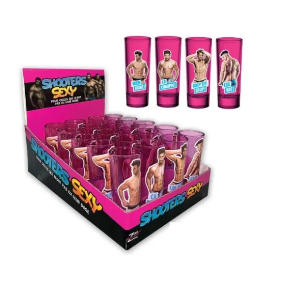 Verre Shooters - Homme Sexy - Modèle au Choix