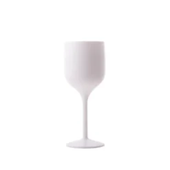 Verre sur pied réutilisable 30 cl - Blanc