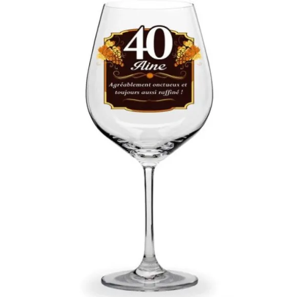 Verre à Vin - 40 ans