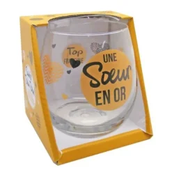 Verre à vin - Fond blanc - 1 an de +