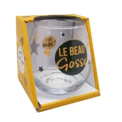 Verre à vin - Fond blanc - 1 an de +