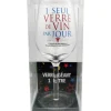 Verre à vin géant - 1 litre - Un seul verre de vin par jour