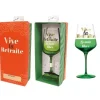 Verre à vin "Vive la Retraite" en verre - Retraite
