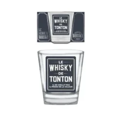 Verre à Whisky affectif - Le Whisky de Tonton - Collection Famille d'Amour