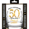 Verre à whisky en verre pour anniversaire - Âge au choix