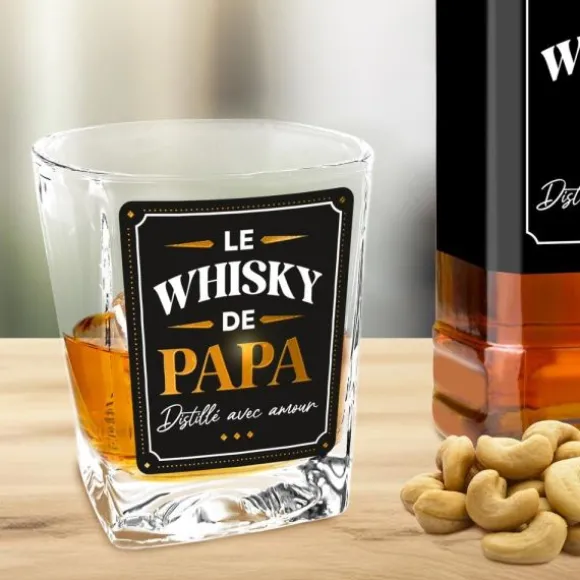 Verre à Whisky - Le Whisky de Papa - Collection Famille d'Amour