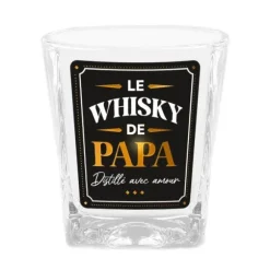 Verre à Whisky - Le Whisky de Papa - Collection Famille d'Amour