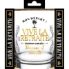 Verre à whisky "Vive la Retraite" en verre - Retraite