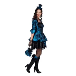 Veste et Robe Baroque - Bleu - Femme - Taille au choix