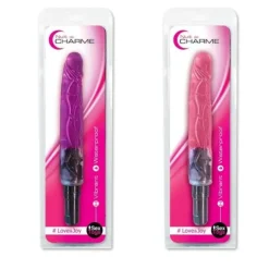 Vibromasseur transparent - 22 cm - Couleur Aléatoire