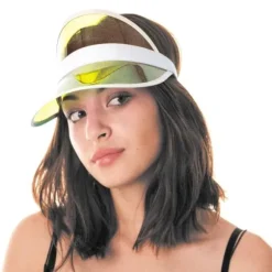 Visière Joueur de Poker- Jaune