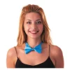 Véritable noeud papillon - Bleu fluo
