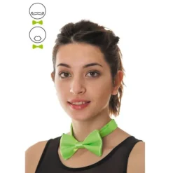 Véritable noeud papillon - Vert fluo